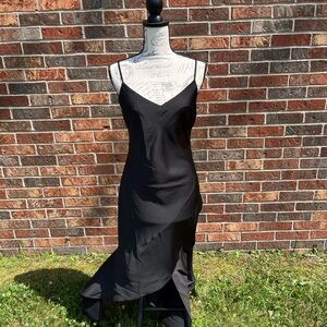 Elegant Black Slip Dress